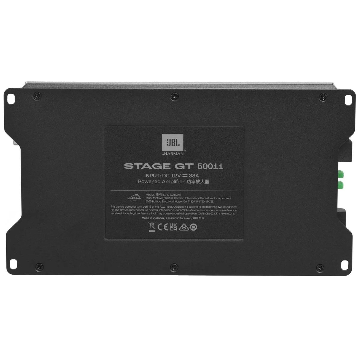 Amplificador Clase D 1 Canal Jbl Stage Gt50011 1220w Máx - Imagen 6