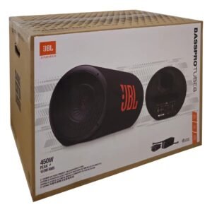 Subwoofer Amplificado Para Auto Jbl Basspro Tube 8 450w Máx Negro