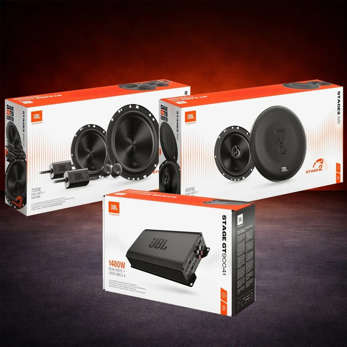 Kit Jbl Amplificador 4 Ch Clase D +Stage2 65+ Stage2 65cf Gen2 - Imagen 8