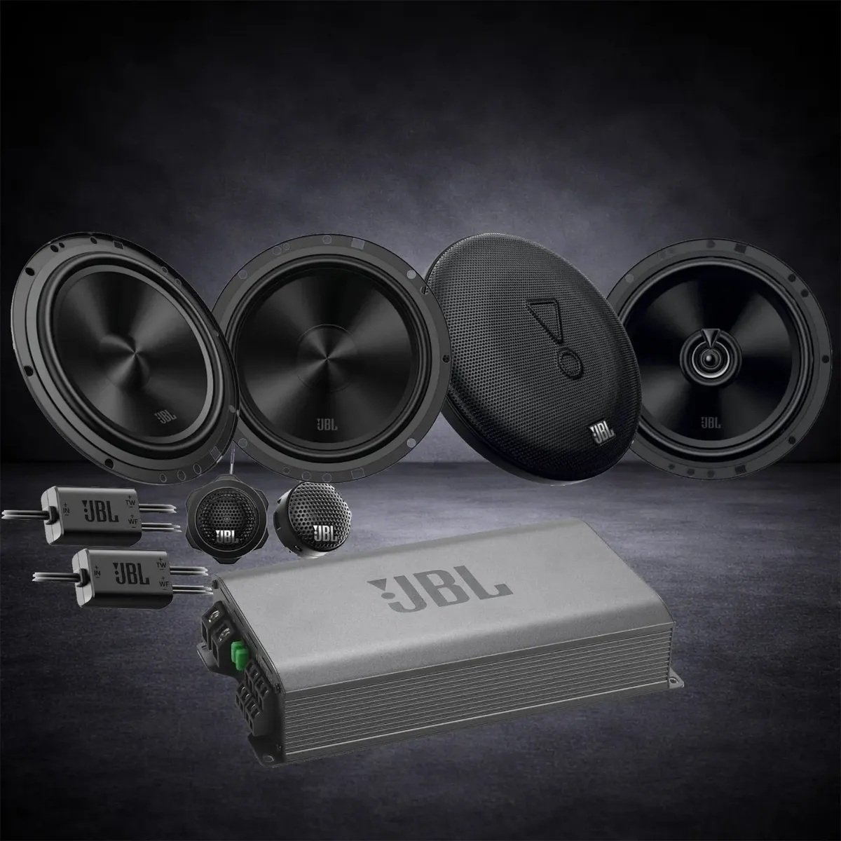 Kit Jbl Amplificador 4 Ch Clase D +Stage2 65+ Stage2 65cf Gen2