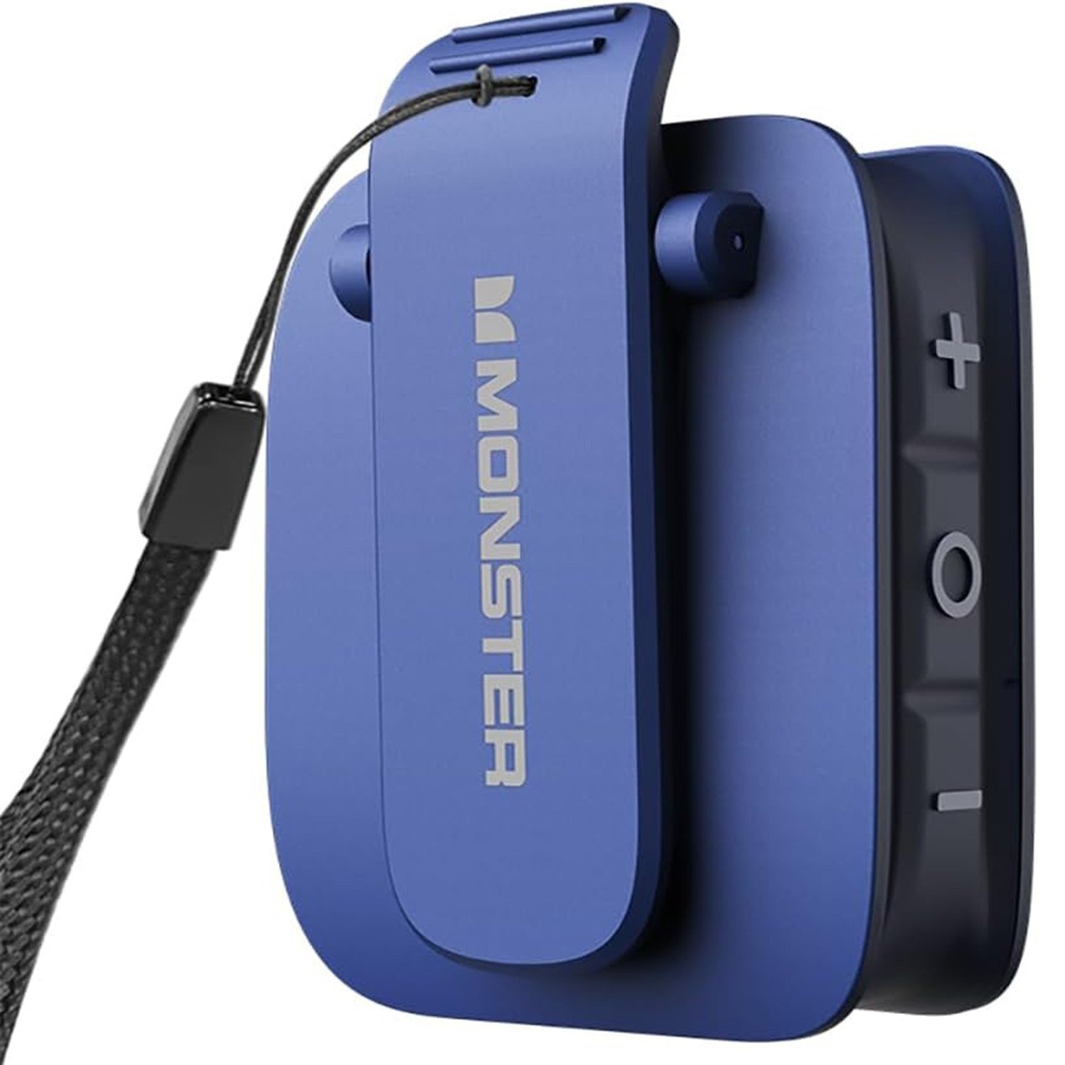 Mini Altavoz Portátil Monster Blaster Micro Wearable Con Bluetooth color Azul - Imagen 2