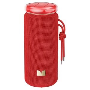 Altavoz portátil Bluetooth MONSTER MS62132 de 20 W, Atmic/Blaster Glow Color rojo